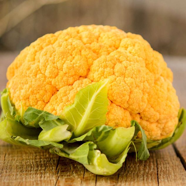 Orange cauliflower