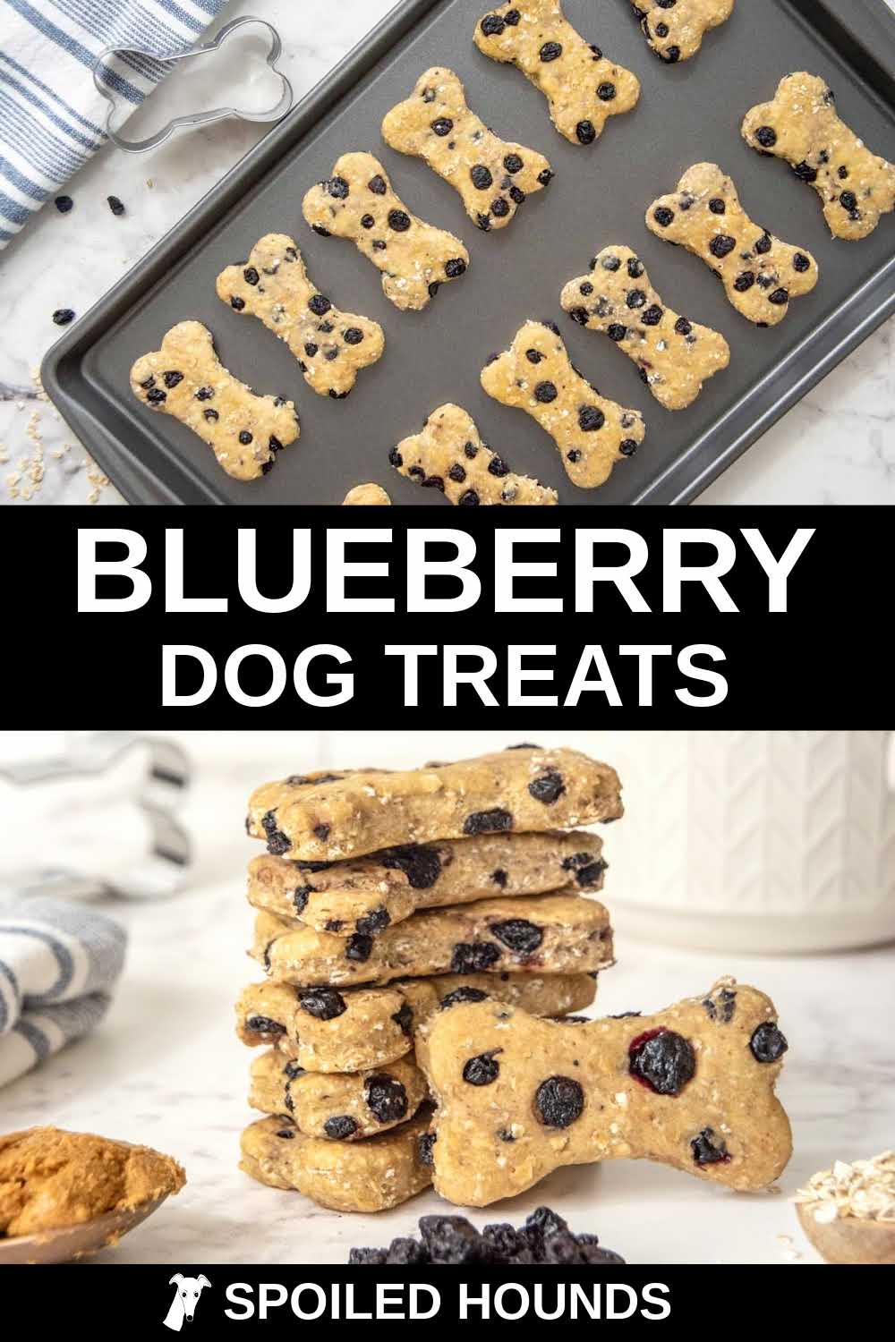 Homemade Blueberry Dog Treats Recipe Spoiled Hounds