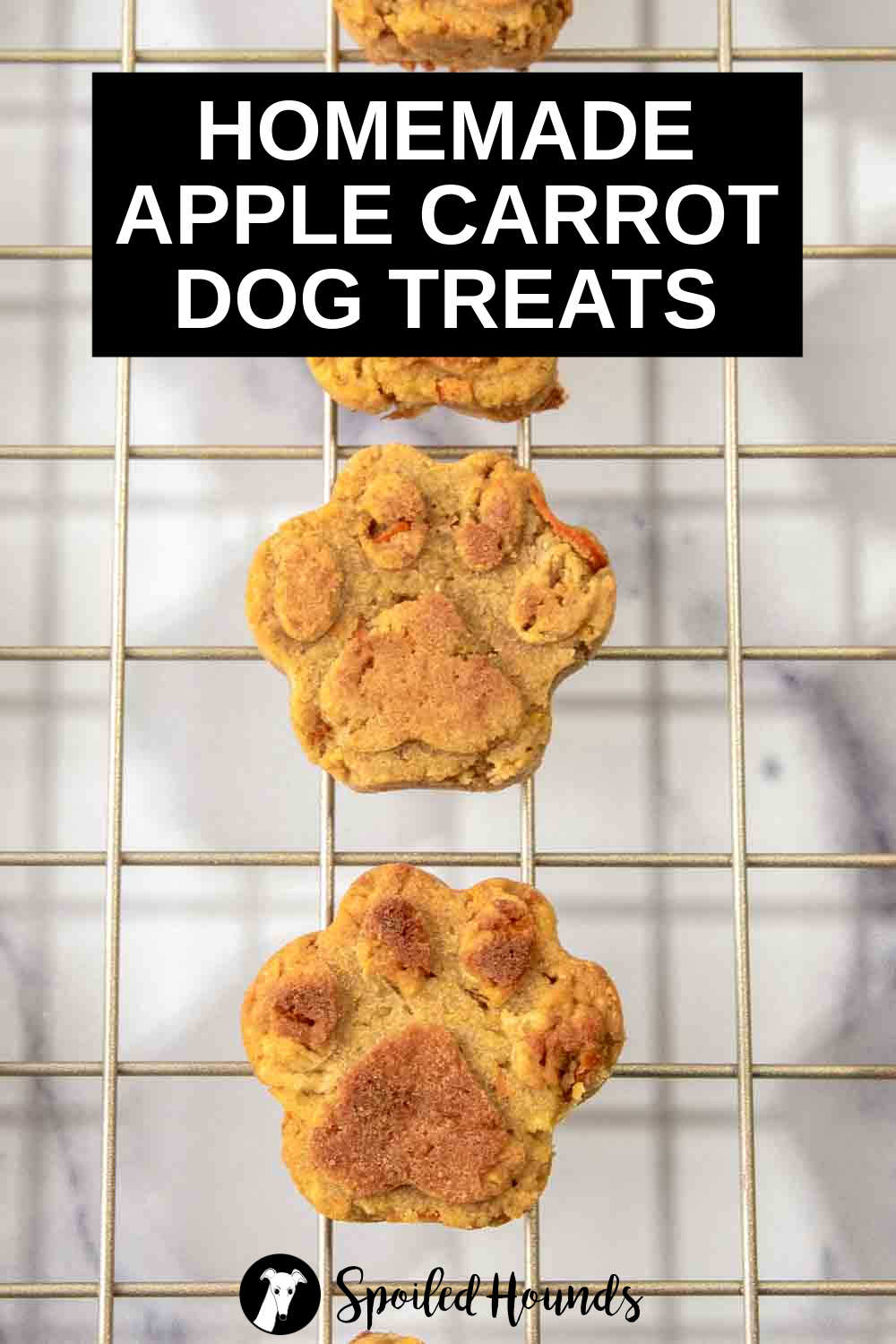 Easy Apple Carrot Dog Treats Recipe Spoiled Hounds