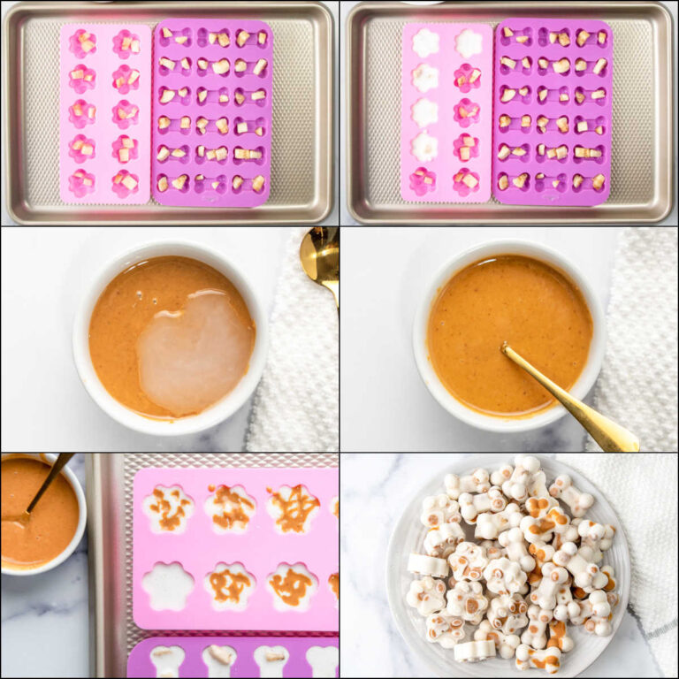 Frozen Peanut Butter Banana Dog Treats