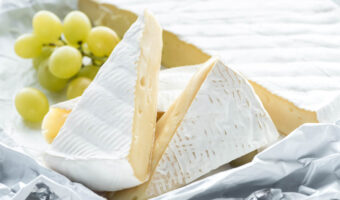 brie cheese slices.