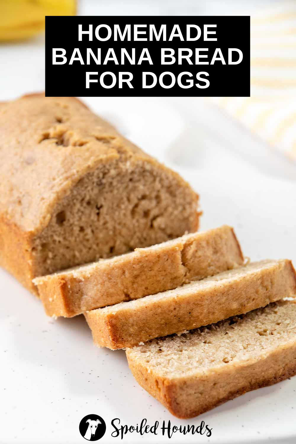 Easy Banana Bread For Dogs Recipe - Spoiled Hounds