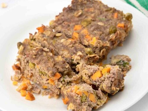 Loaded Meatloaf Dog Treats - All Natural, Human Grade Ingredients Made In USA, Crunchy Biscuits For Training & Rewards
