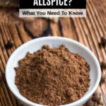 A bowl of ground allspice.