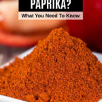 Paprika in a small dish.