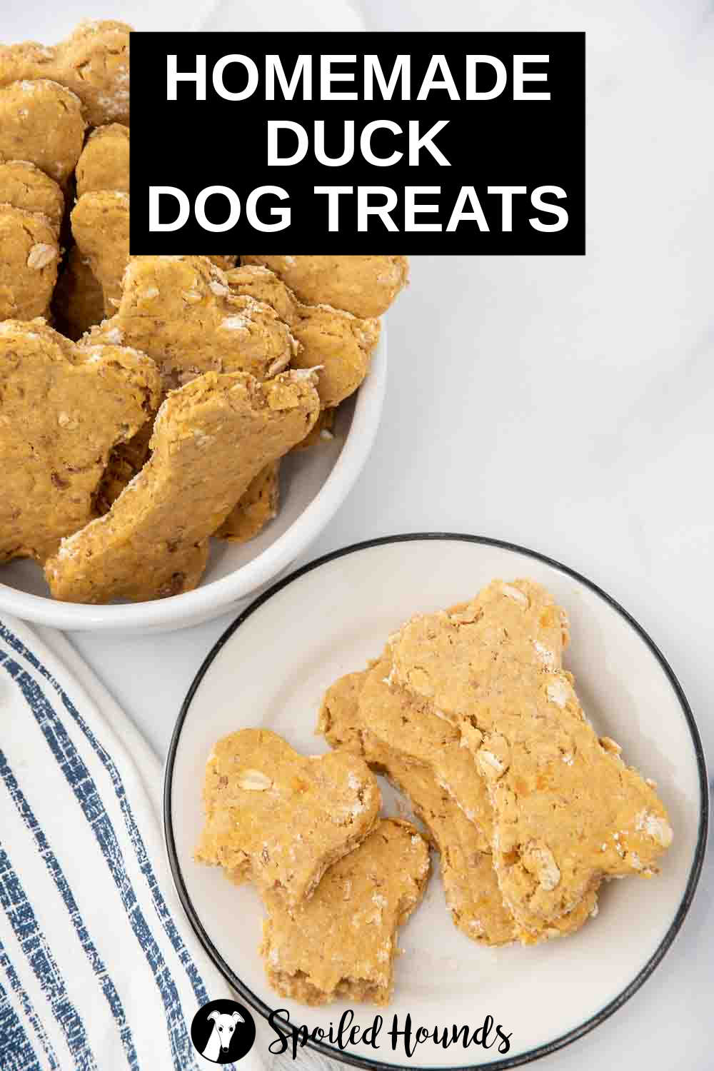 Homemade Duck Dog Treats - Spoiled Hounds
