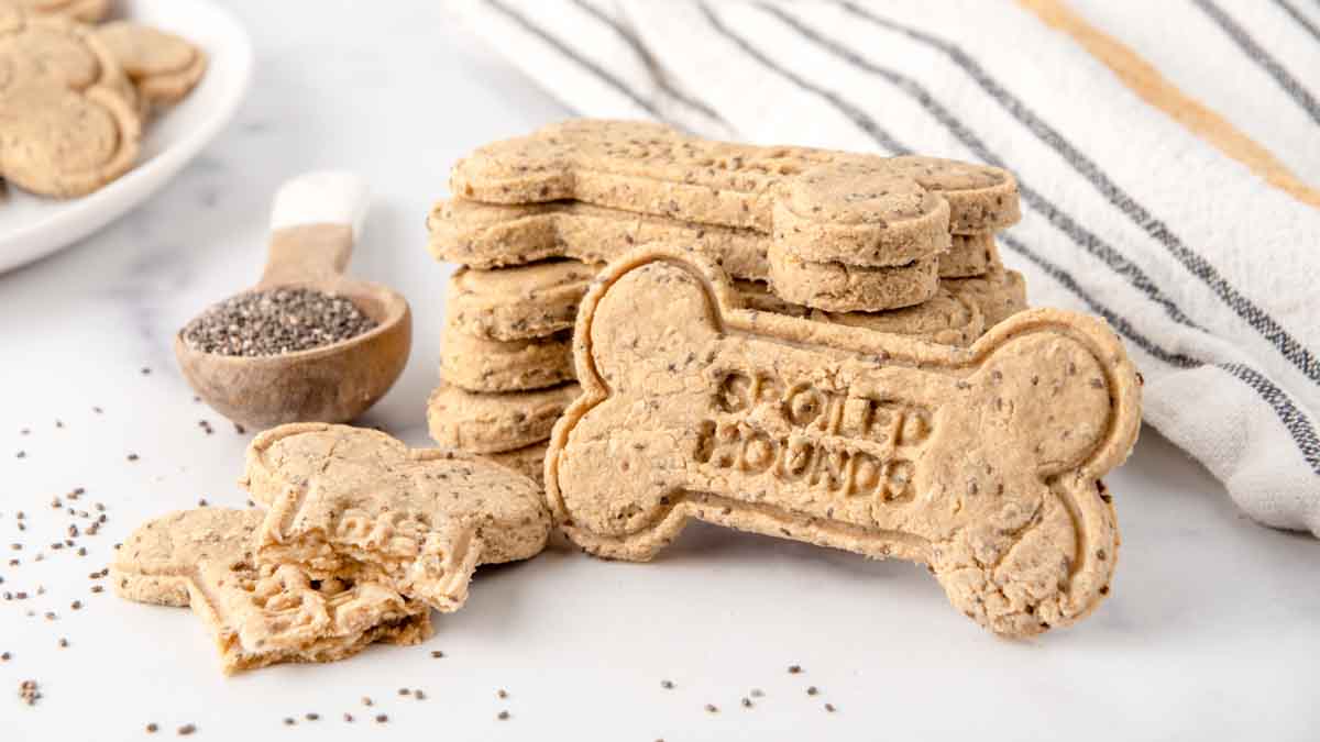 View of Chia Seed Dog Treats Recipe