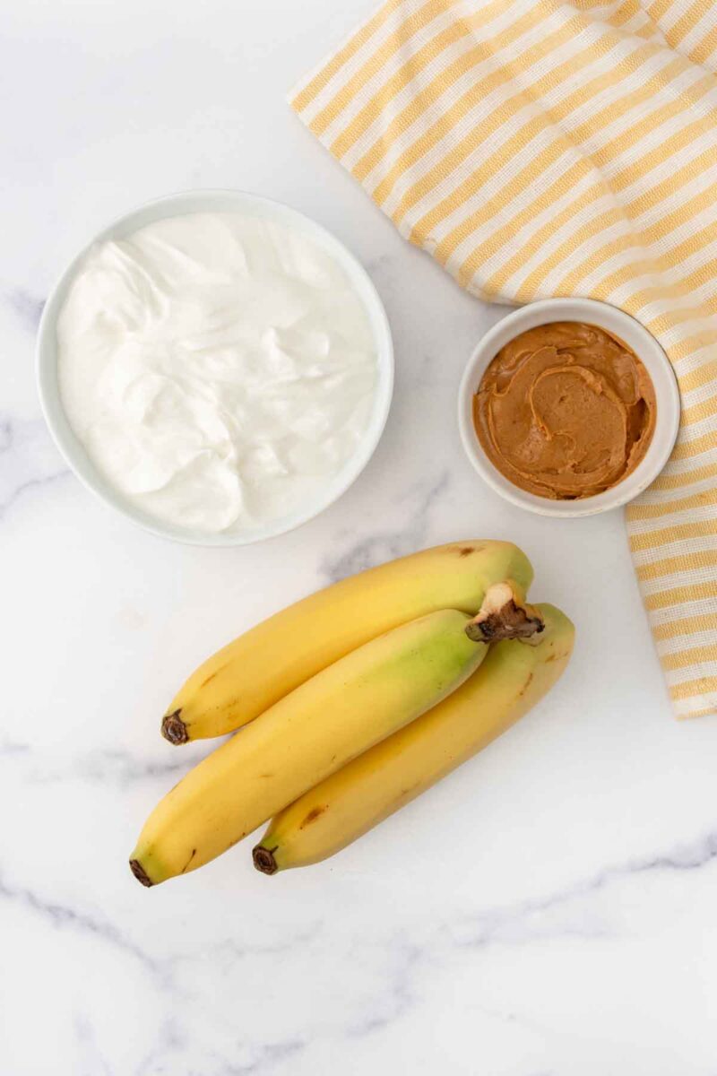 Picture of Homemade Frozen Banana Dog Treats with 3 Simple Ingredients