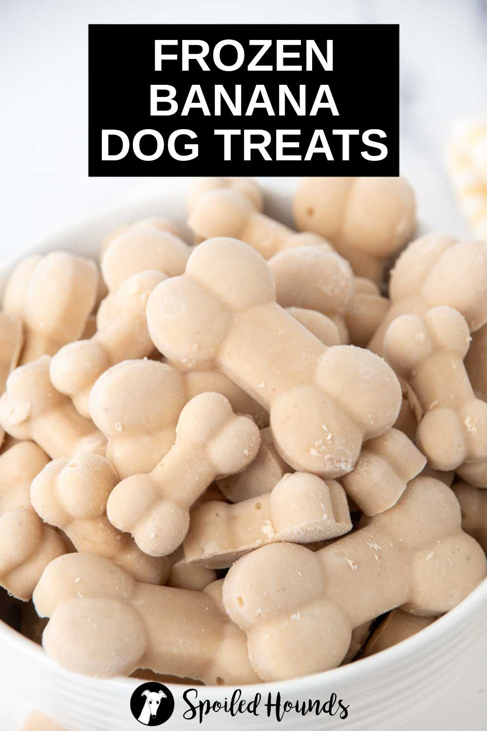 Illustration of Frozen Banana Slices For Dogs