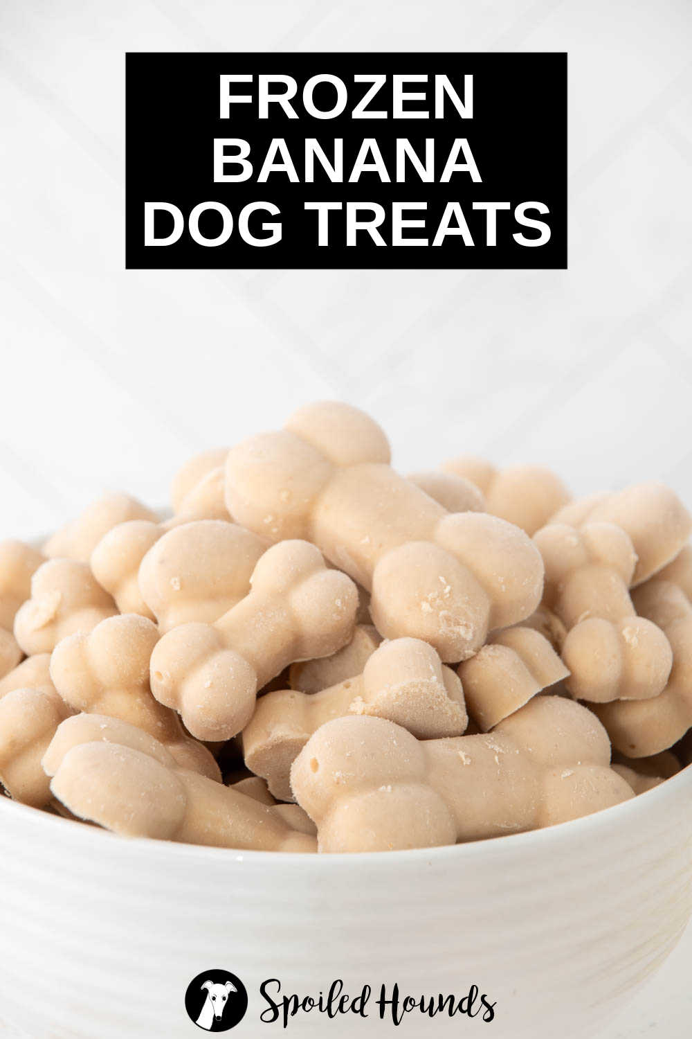 Image showcasing Frozen Banana Dog Treats