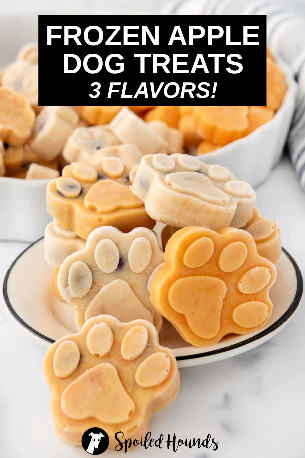 Frozen Apple Dog Treats - Apple Wedges As Dog Treats