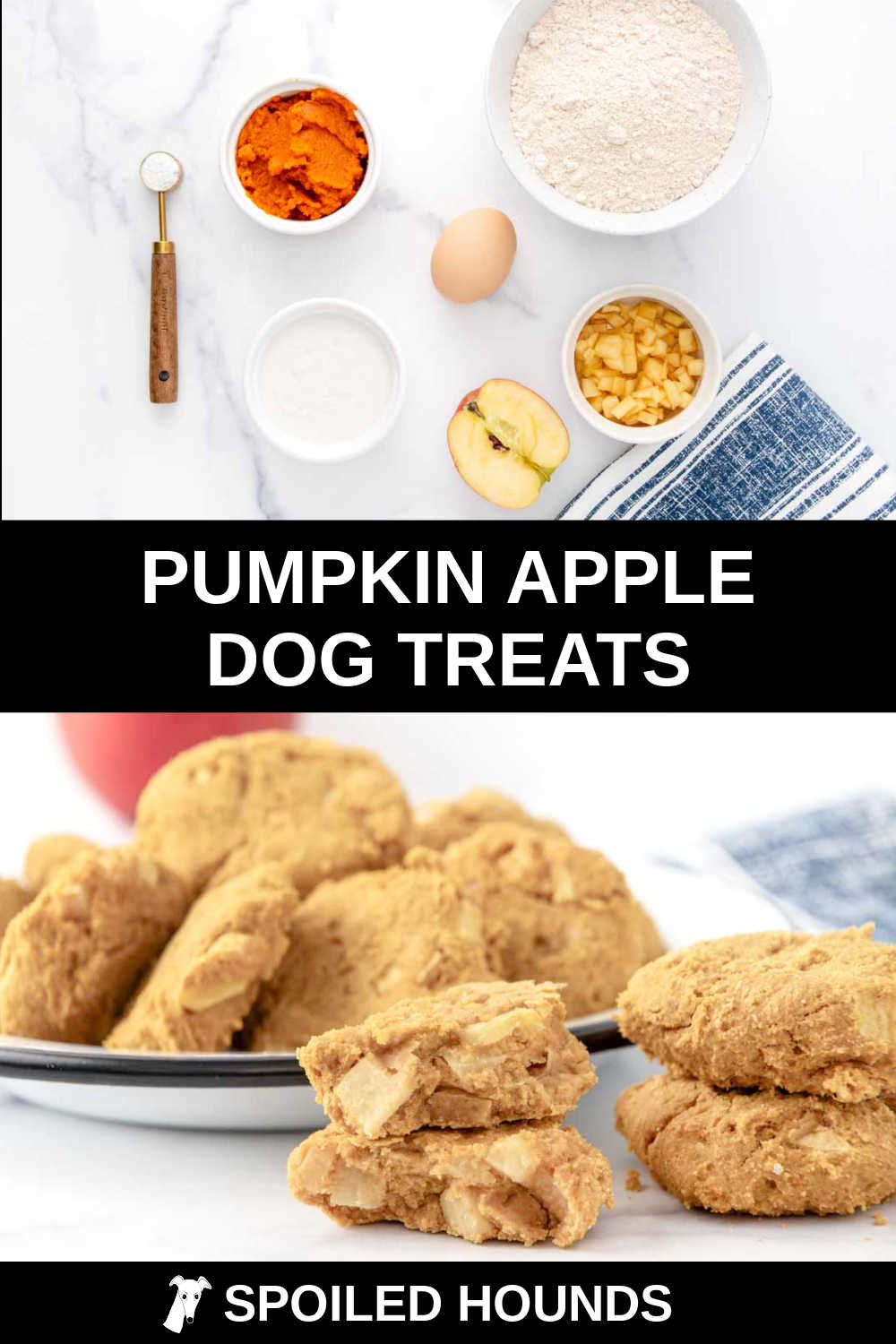 View of Pumpkin Apple Dog Treats