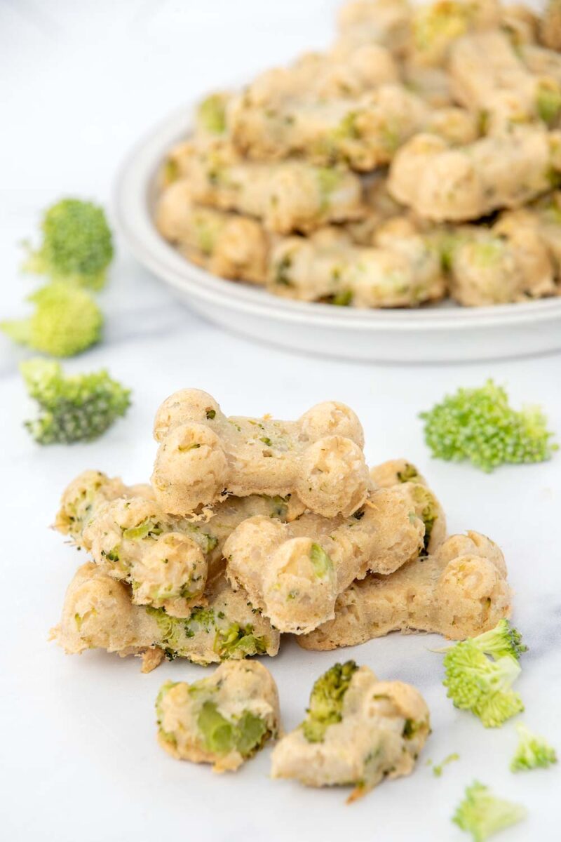 Gallery Detail: Chicken And Broccoli Dog Treats