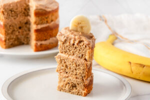 View of Banana Cake for Dogs