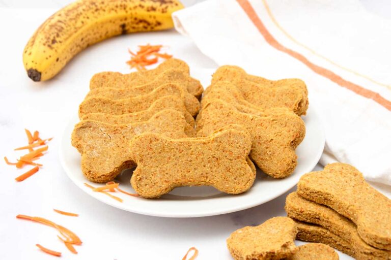 Banana Carrot Dog Treats