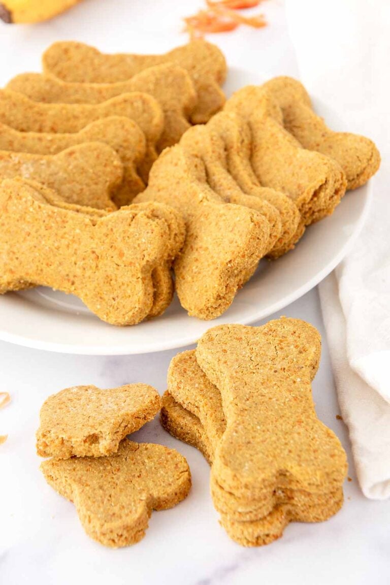 Banana Carrot Dog Treats