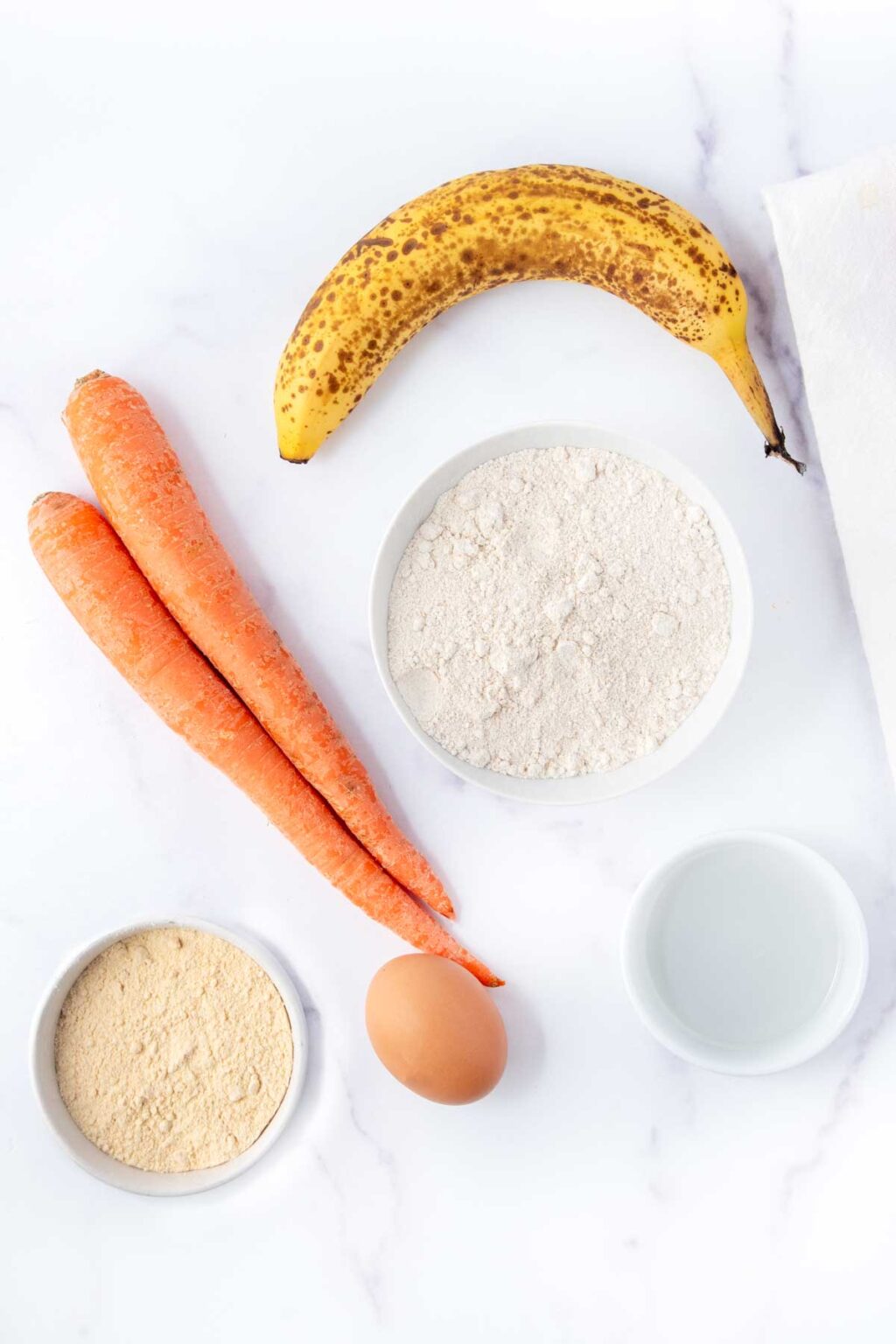 View of Banana Carrot Dog Treats