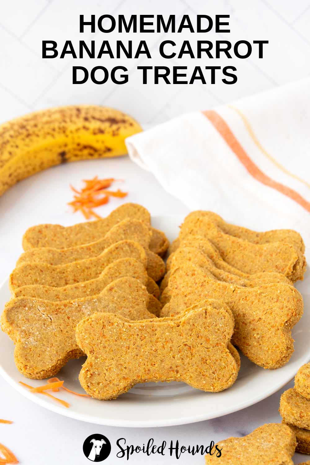 Banana Carrot Dog Treats