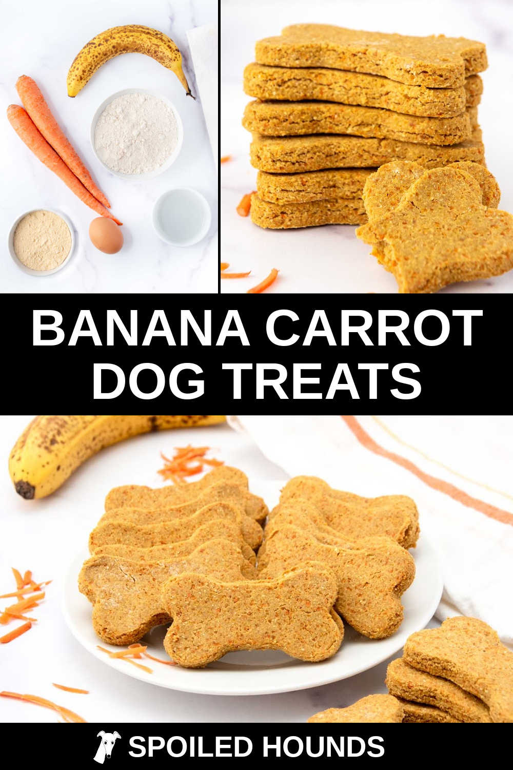 Banana Carrot Dog Treats
