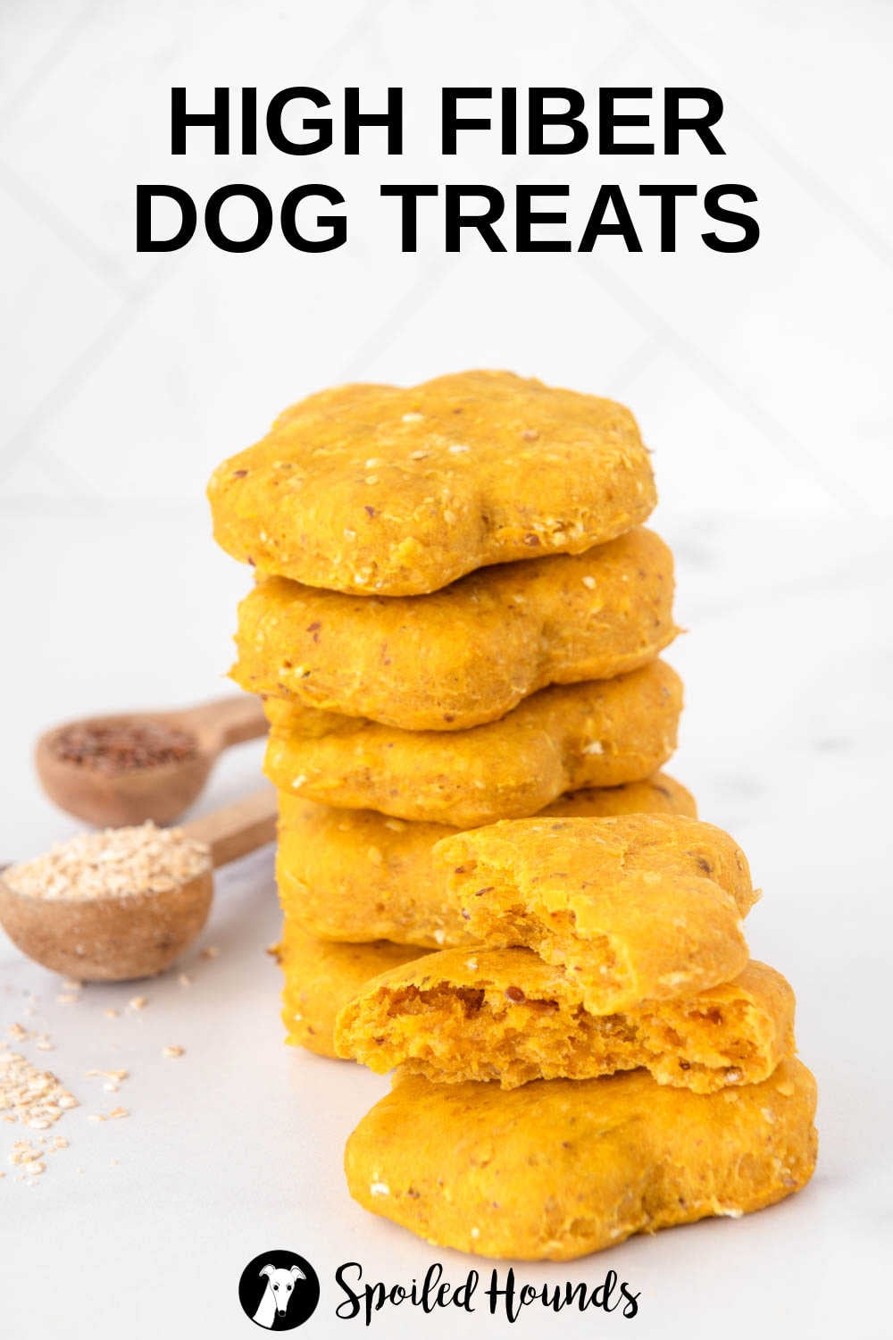 Homemade High Fiber Dog Treats Spoiled Hounds
