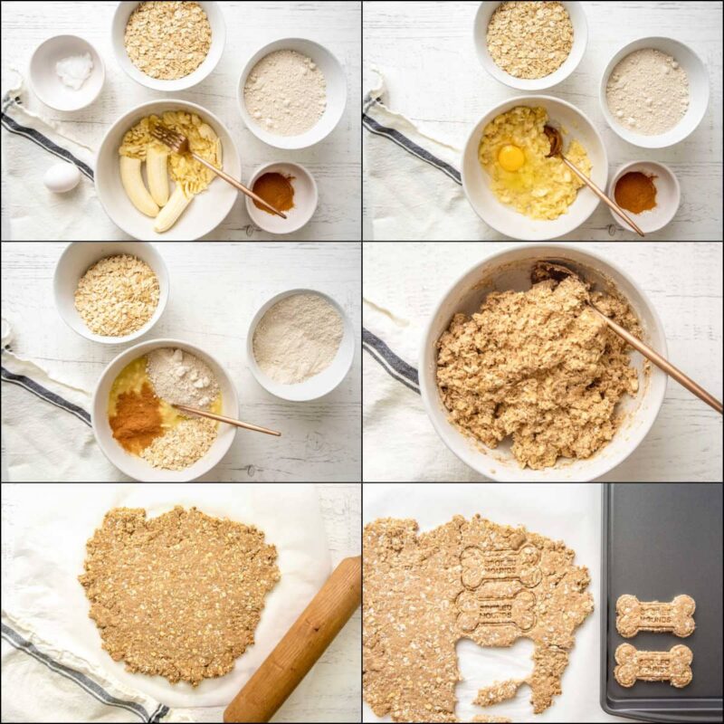 Homemade Banana Oatmeal Dog Treats