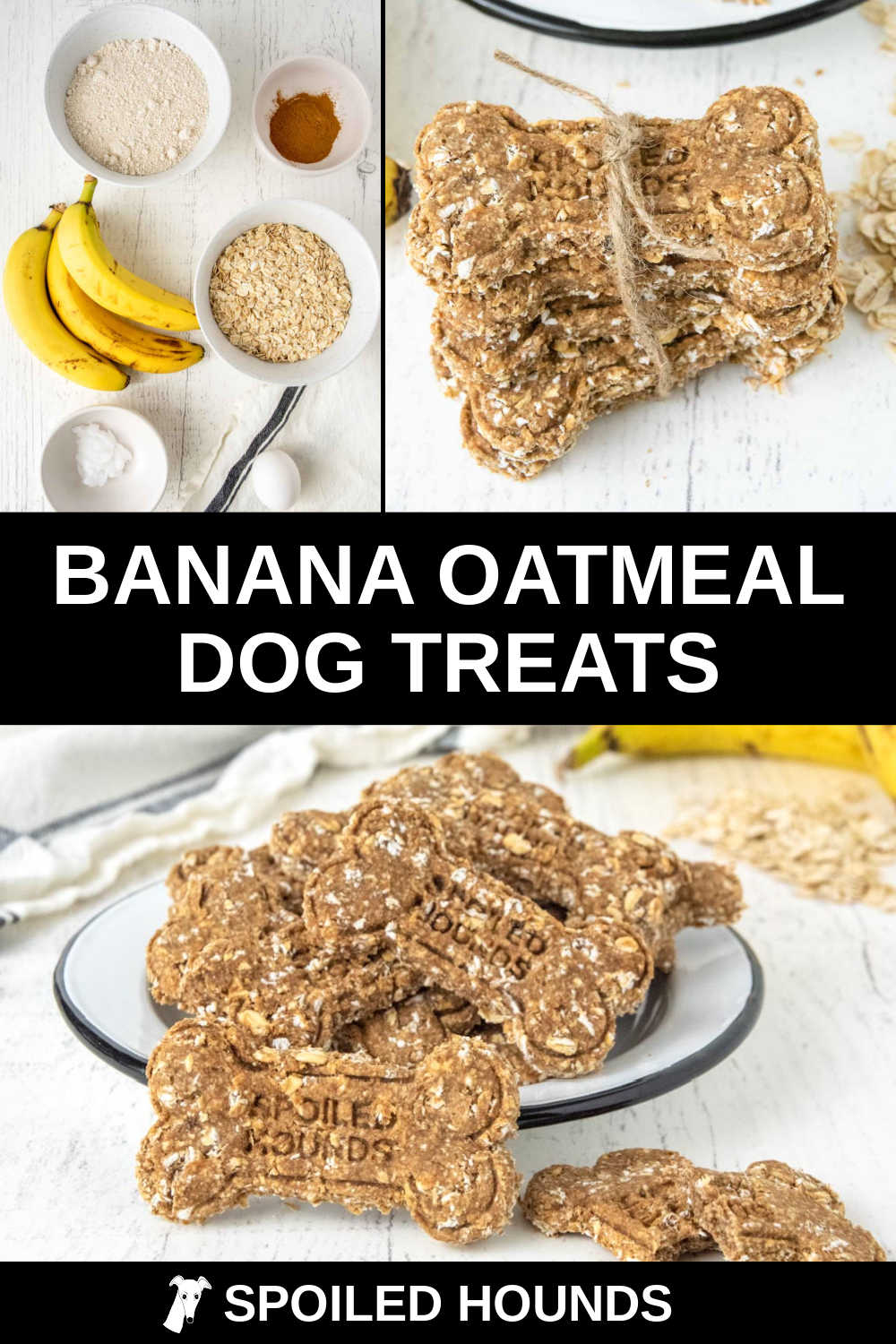 Homemade Banana Oatmeal Dog Treats - Banana Oat Homemade Dog Snacks