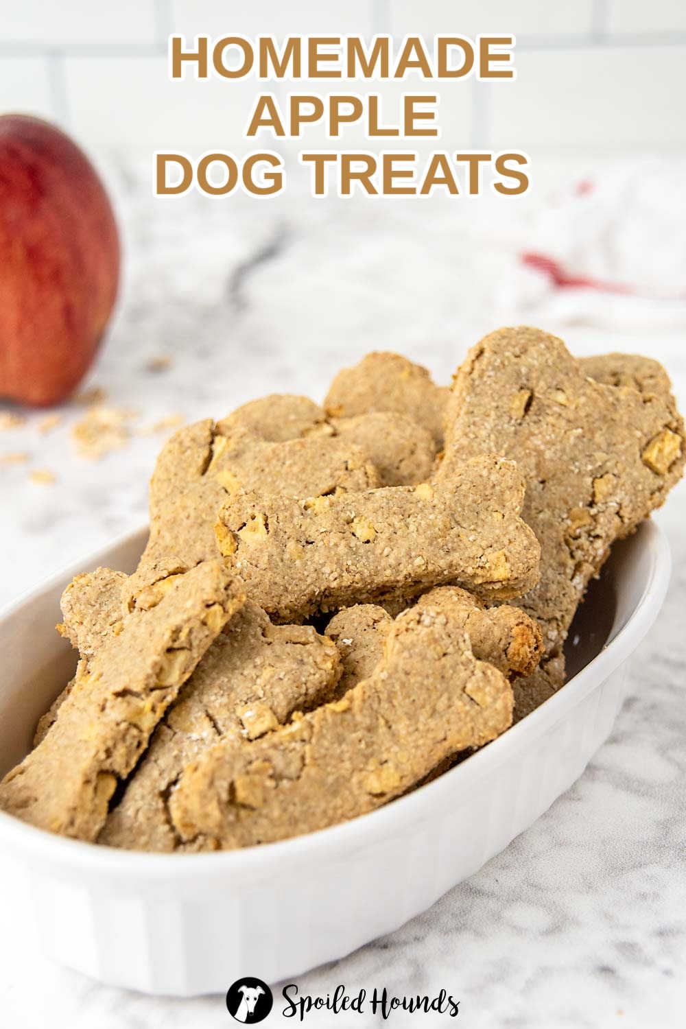 Homemade Apple Dog Treats