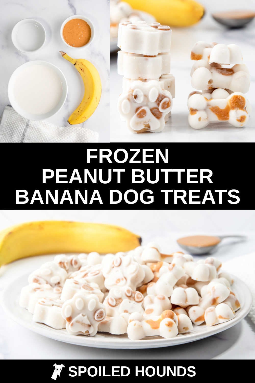 Frozen Peanut Butter Banana Dog Treats - Frozen Banana And Peanut Butter For Dogs