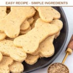 Homemade anise dog treats and anise seeds in a measuring spoon.