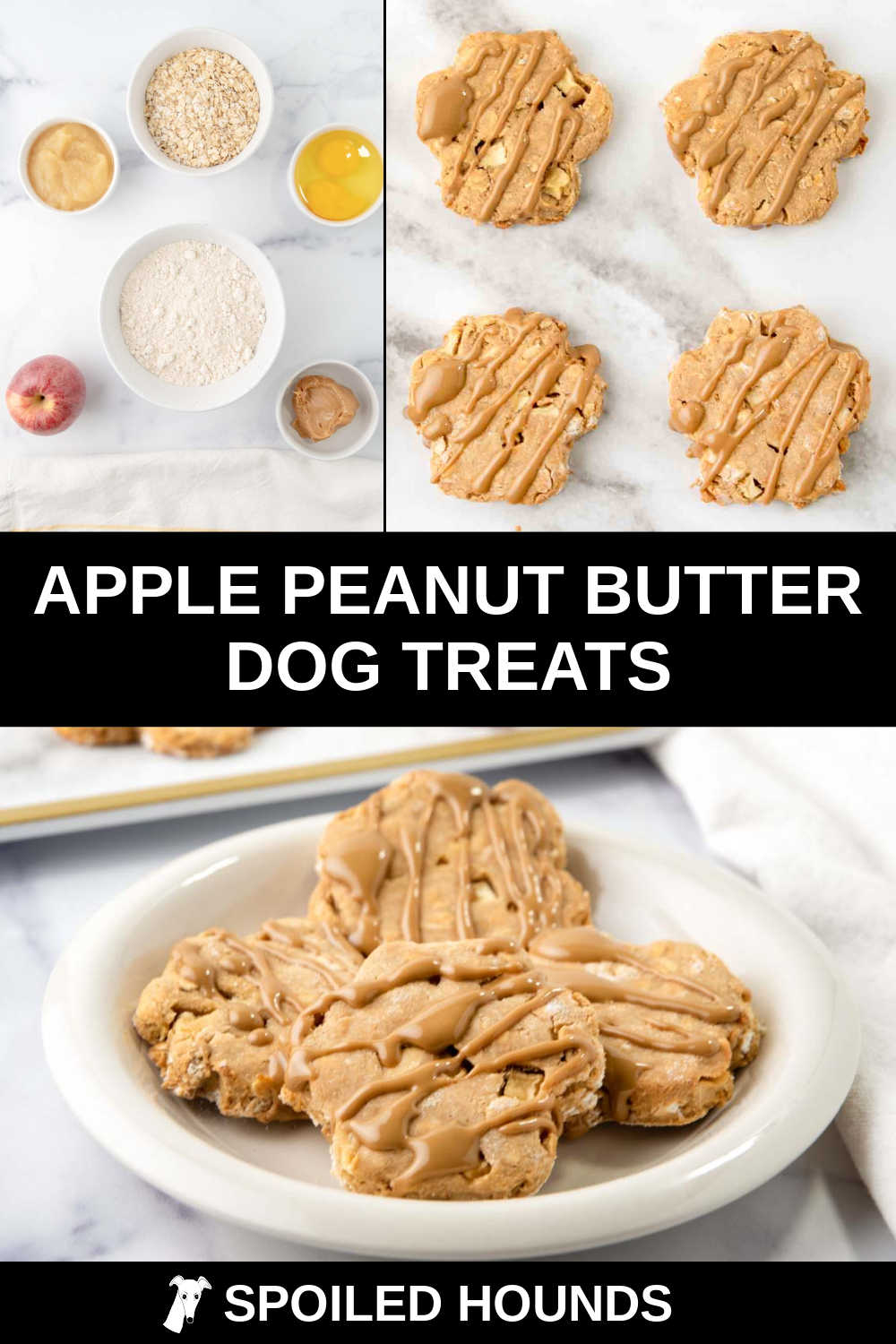 Apple Peanut Butter Dog Treats