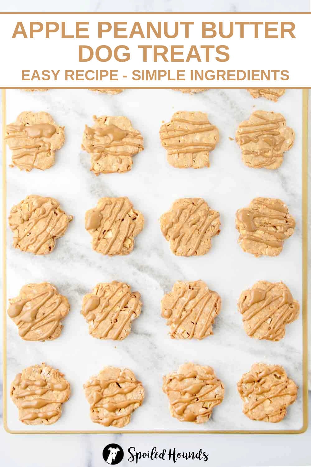 Apple Peanut Butter Dog Treats
