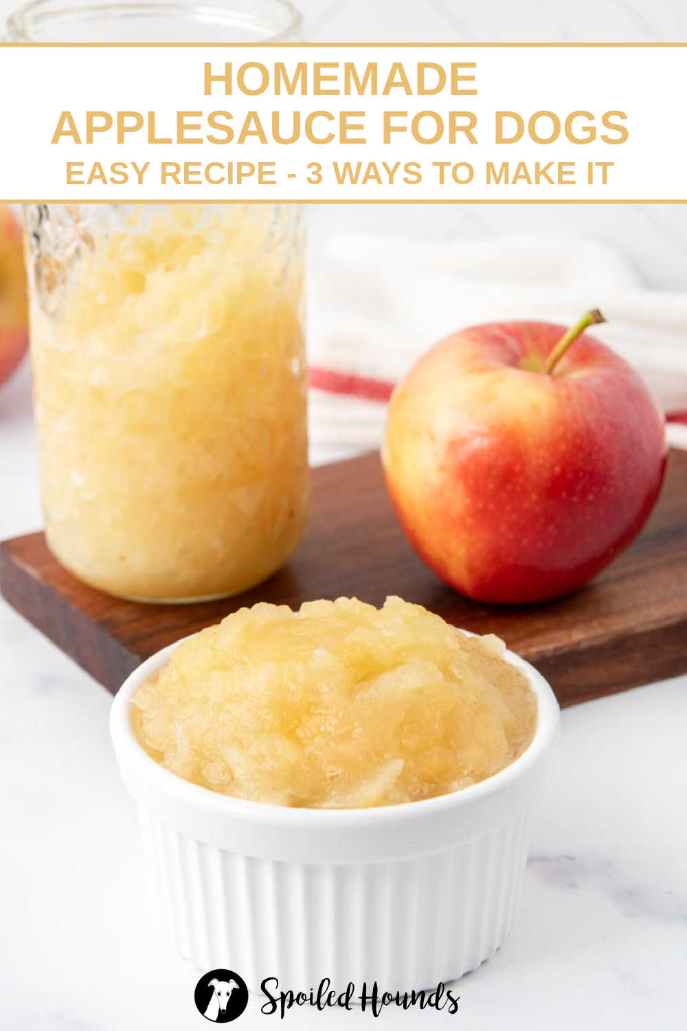 View of Homemade Applesauce for Dogs: No Sugar & Easy to Make