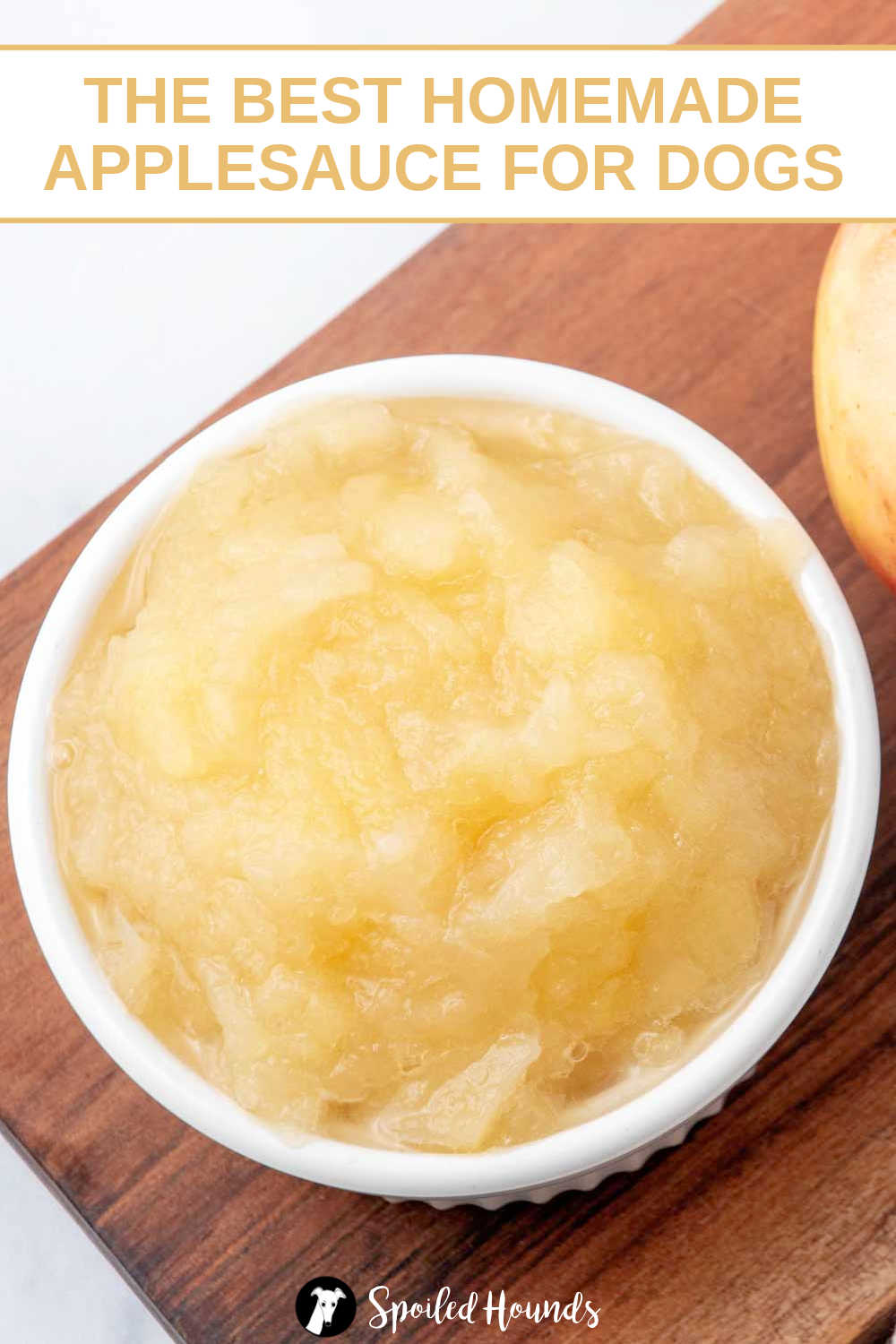Picture of Homemade Applesauce for Dogs: No Sugar & Easy to Make