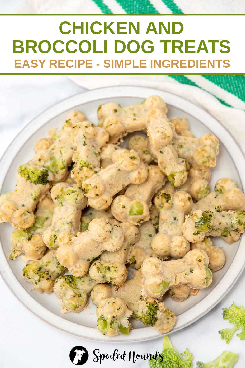 Chicken and Broccoli Dog Treats - Healthy Treats For Dogs Using Broccoli