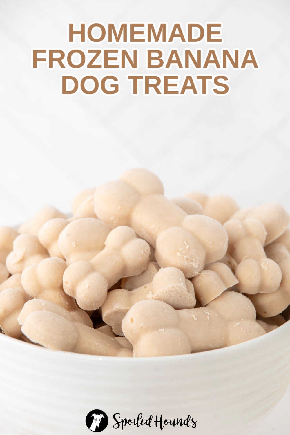 Image showcasing Homemade Frozen Banana Dog Treats with 3 Simple Ingredients