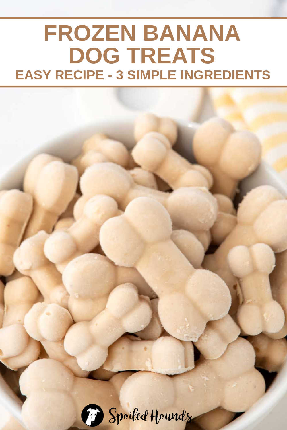 Image showcasing Homemade Frozen Banana Dog Treats with 3 Simple Ingredients