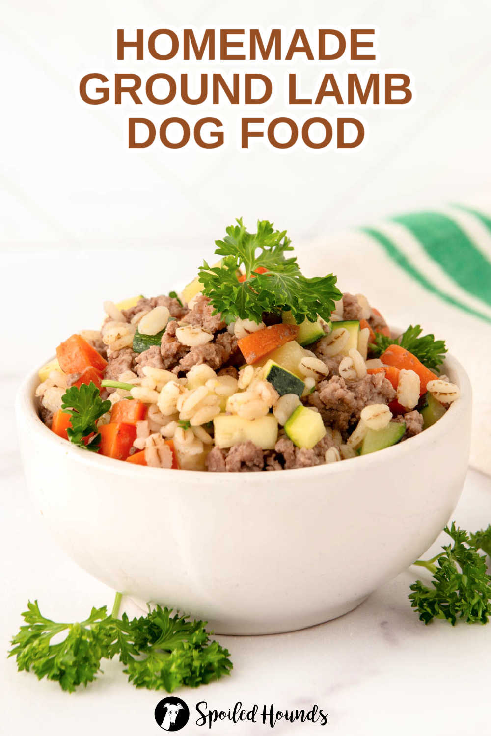 Picture of Ground Lamb Dog Food Recipe - Easy, Wholesome, and Tasty