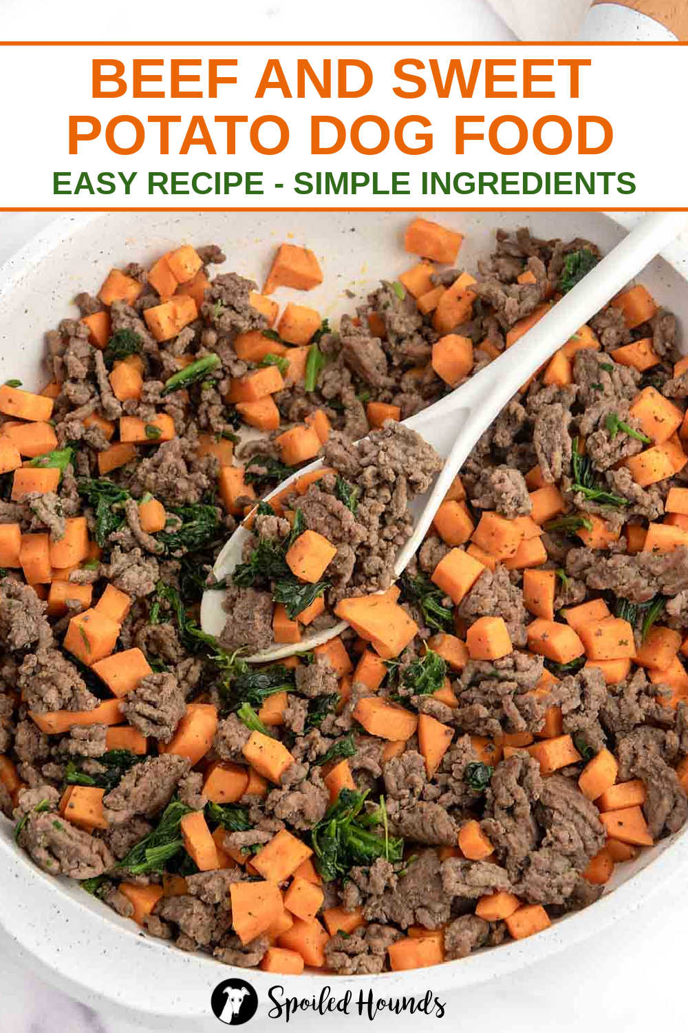 Picture of Beef and Sweet Potato Dog Food - Easy Skillet Recipe