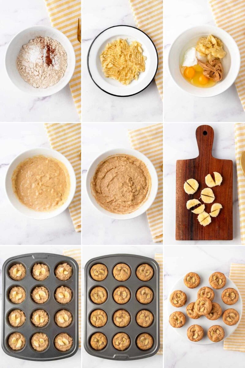 Banana Snack Ideas For Dogs Reference: Homemade Banana Muffins For Dogs With Peanut Butter
