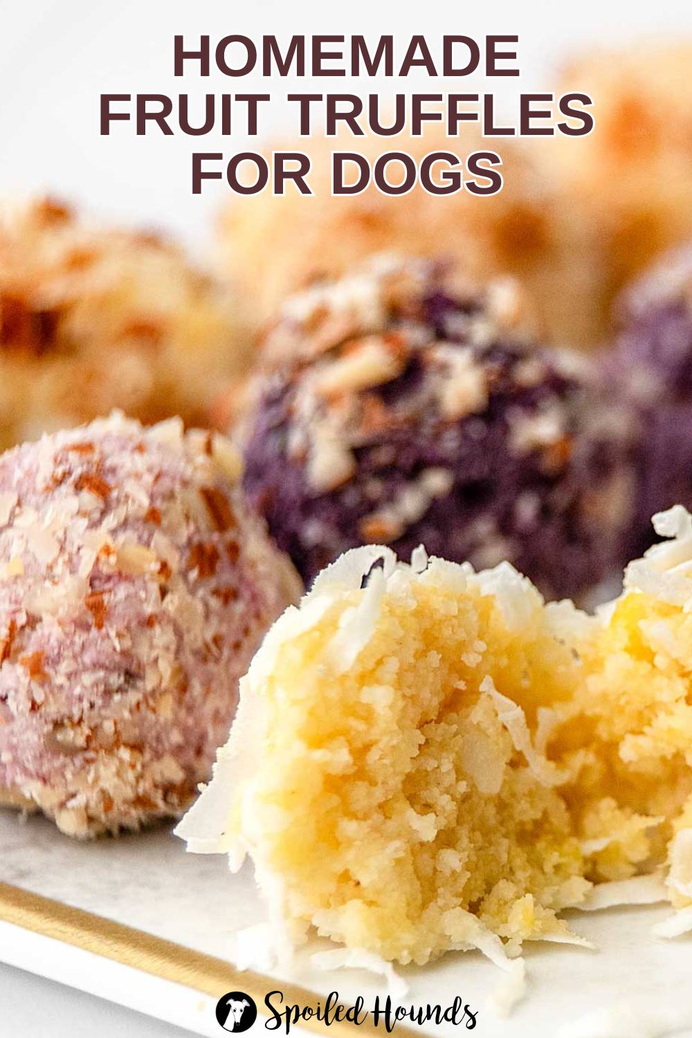 Image showcasing Homemade Fruit Truffles for Dogs - Easy No-Bake Treat Recipe