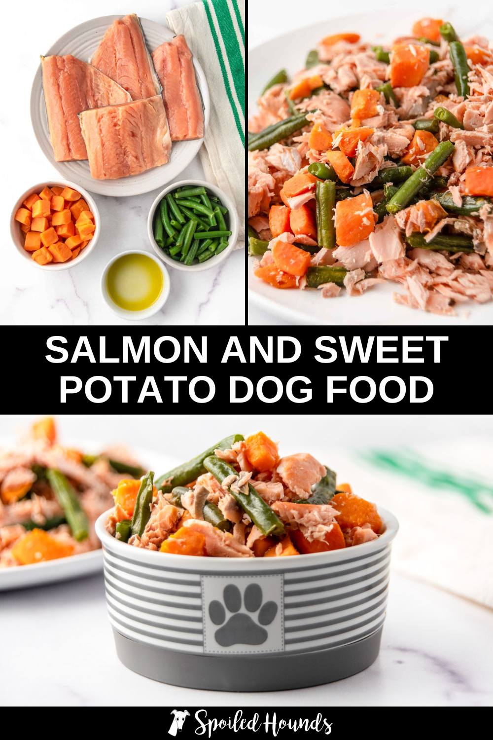 Snapshot of Dog Food With Salmon And Roasted Sweet Potatoes