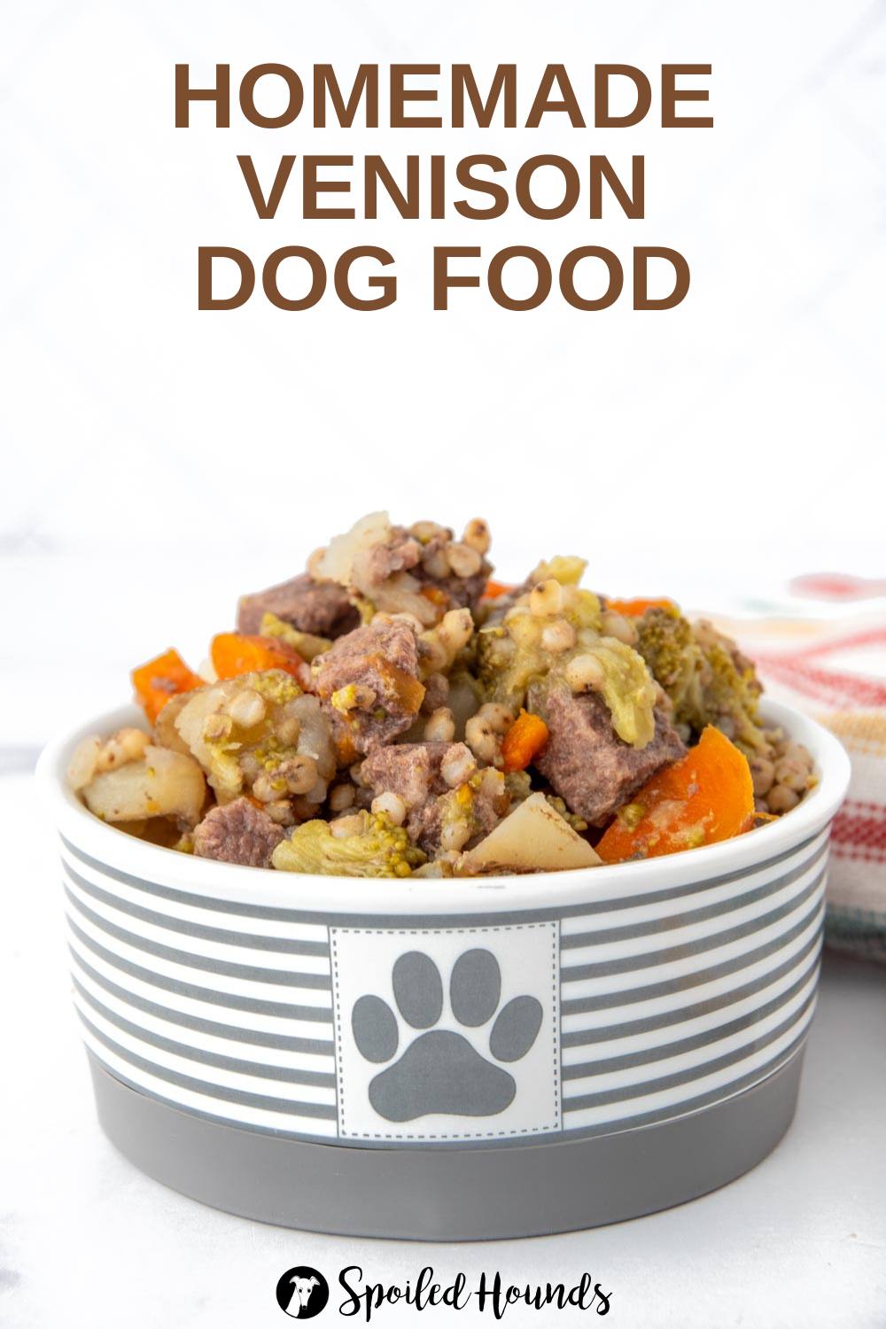 Homemade Venison Dog Food (Instant Pot and Slow Cooker)