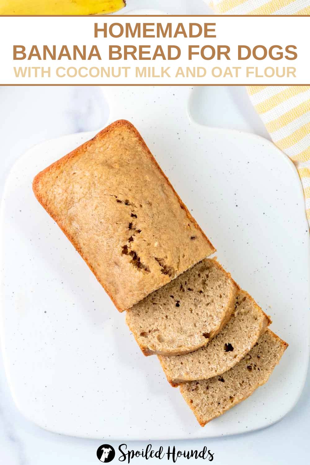 Homemade Banana Bread For Dogs (Easy Recipe) - Dog Banana Bread With Peanut Butter Recipe