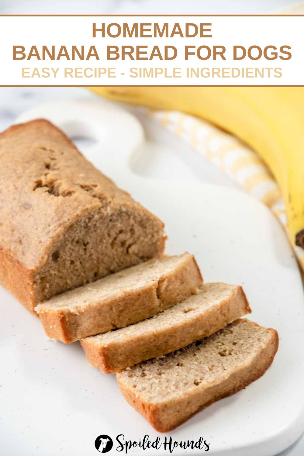 Homemade Banana Bread For Dogs (Easy Recipe) - Dog Banana Bread With Peanut Butter Recipe