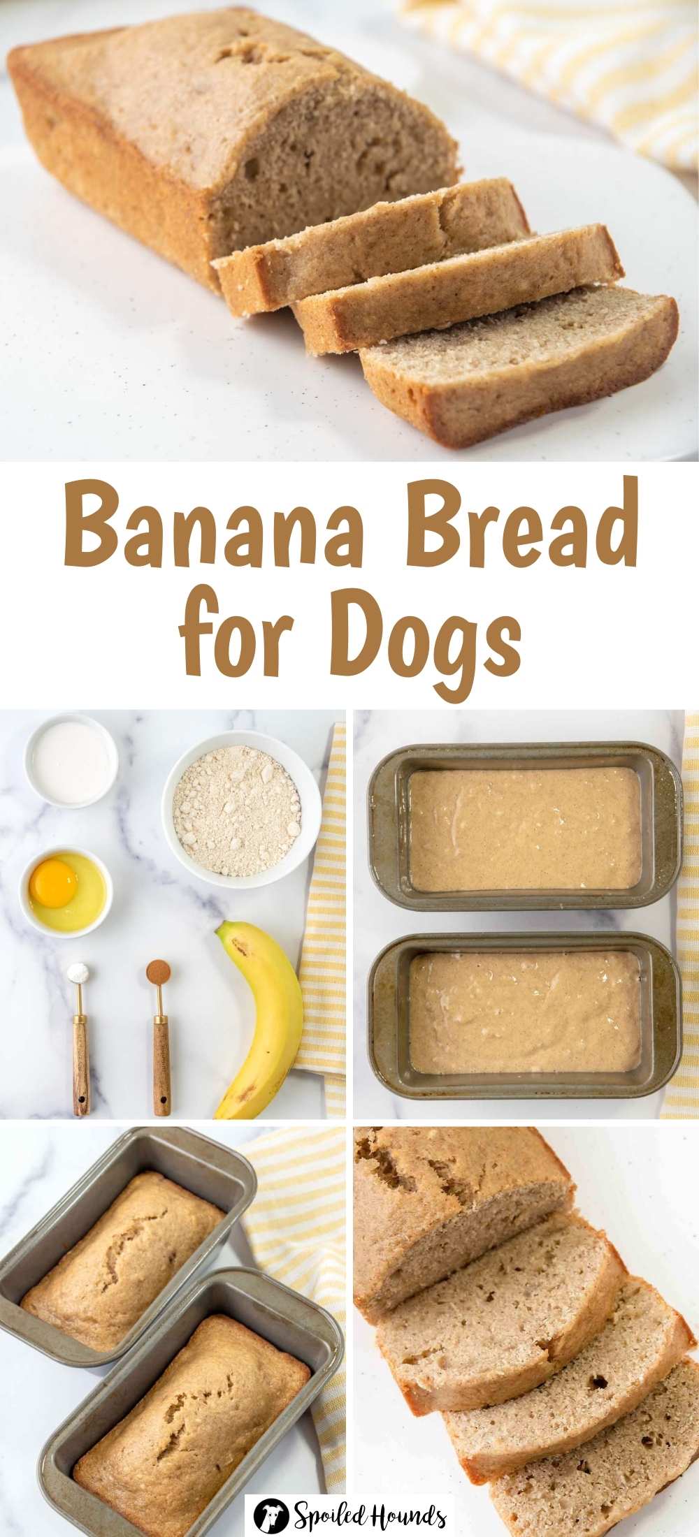 Homemade Banana Bread For Dogs (Easy Recipe) - Dog Banana Bread With Peanut Butter Recipe