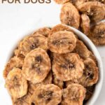 Dried banana chips in a bowl and beside it.